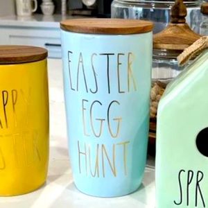 Rae Dunn Easter Egg Hunt canister